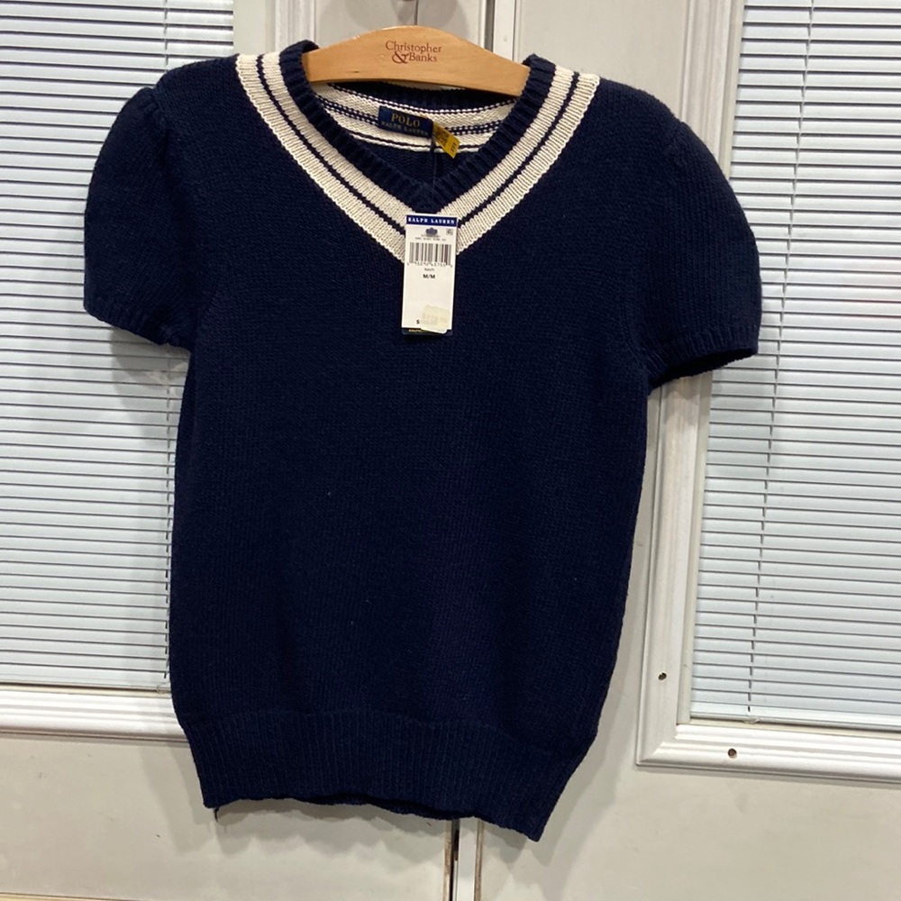 Navy polo Ralph Lauren sweater NWOT